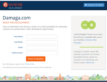 Tablet Screenshot of damaga.com